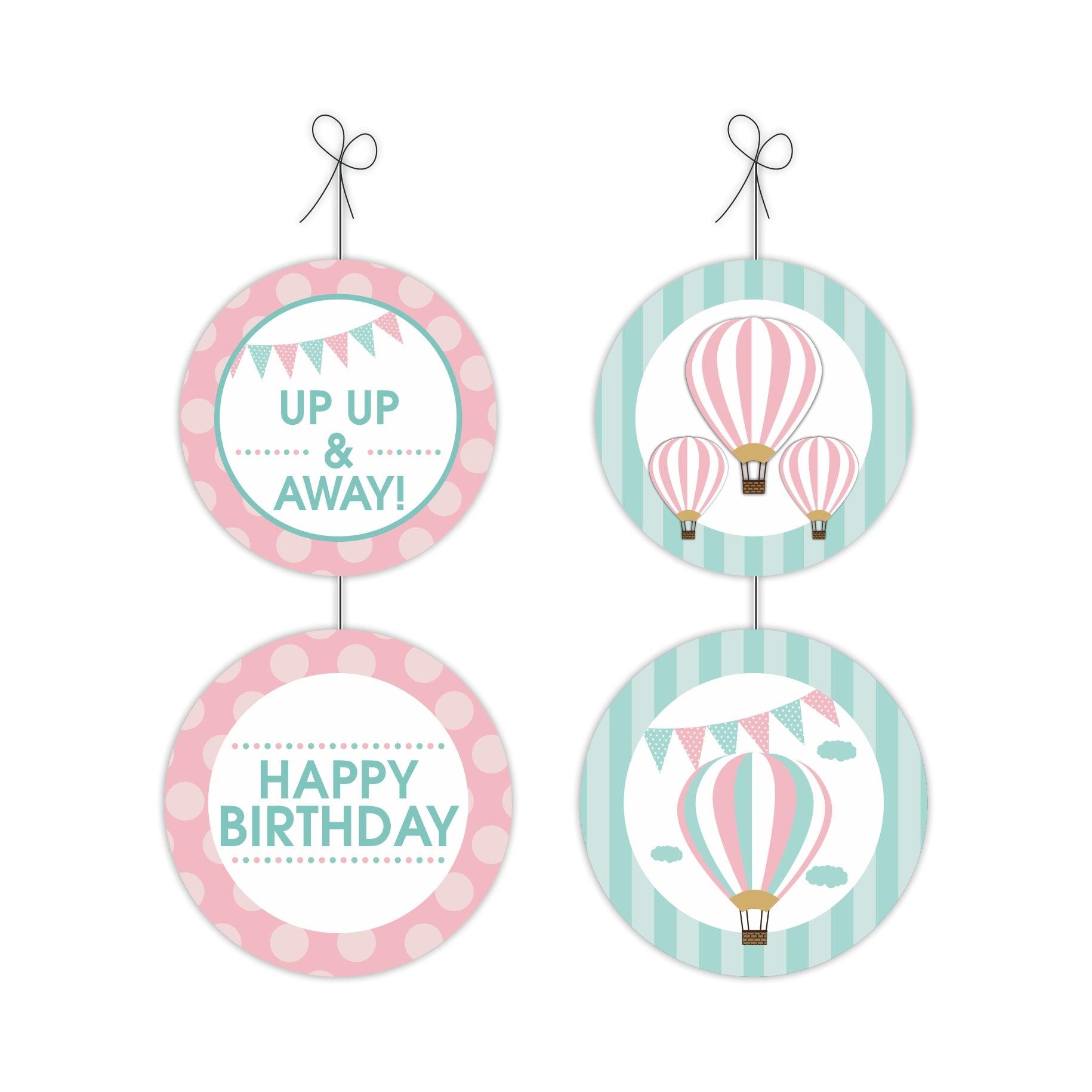 Hot Air Balloon Theme Danglers THEME PARTIES Pretty UR Party