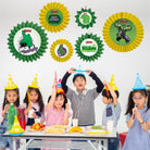 Hulk Paper Fans - Set of 6 DECORATIONS Pretty UR Party