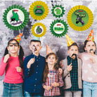 Hulk Paper Fans - Set of 6 DECORATIONS Pretty UR Party