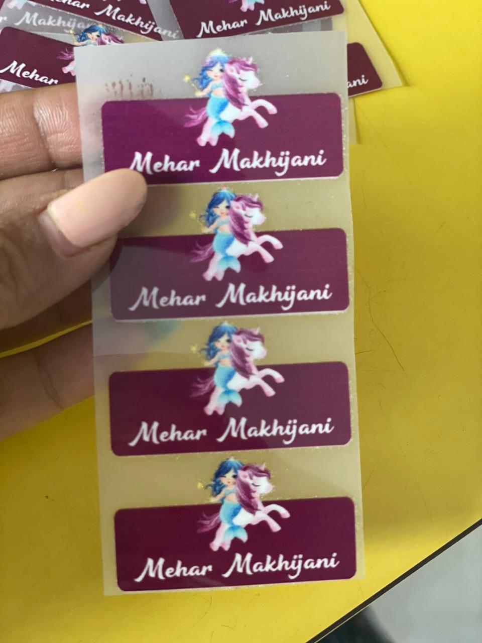 Iron-on Labels PERSONALISED PRETTY UR PARTY