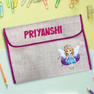 Fairies theme Jute Folder Bag BACK TO SCHOOL PRETTY UR PARTY