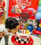 Two Fast Race Car Cake Topper HANDCRAFTED Pretty UR Party