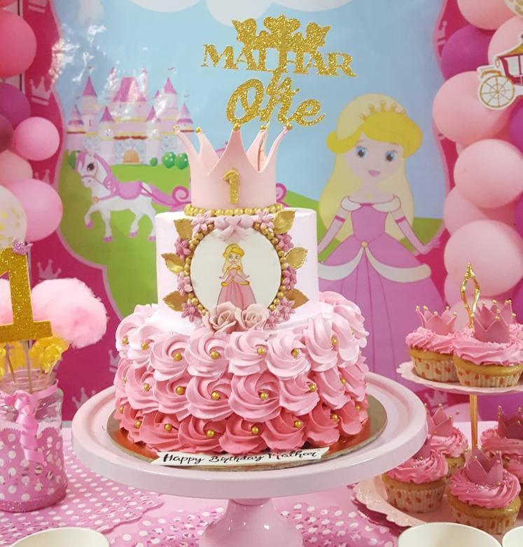 Princess Crown Cake Topper HANDCRAFTED Pretty UR Party