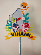 Baby Shark Cake Topper HANDCRAFTED Pretty UR Party