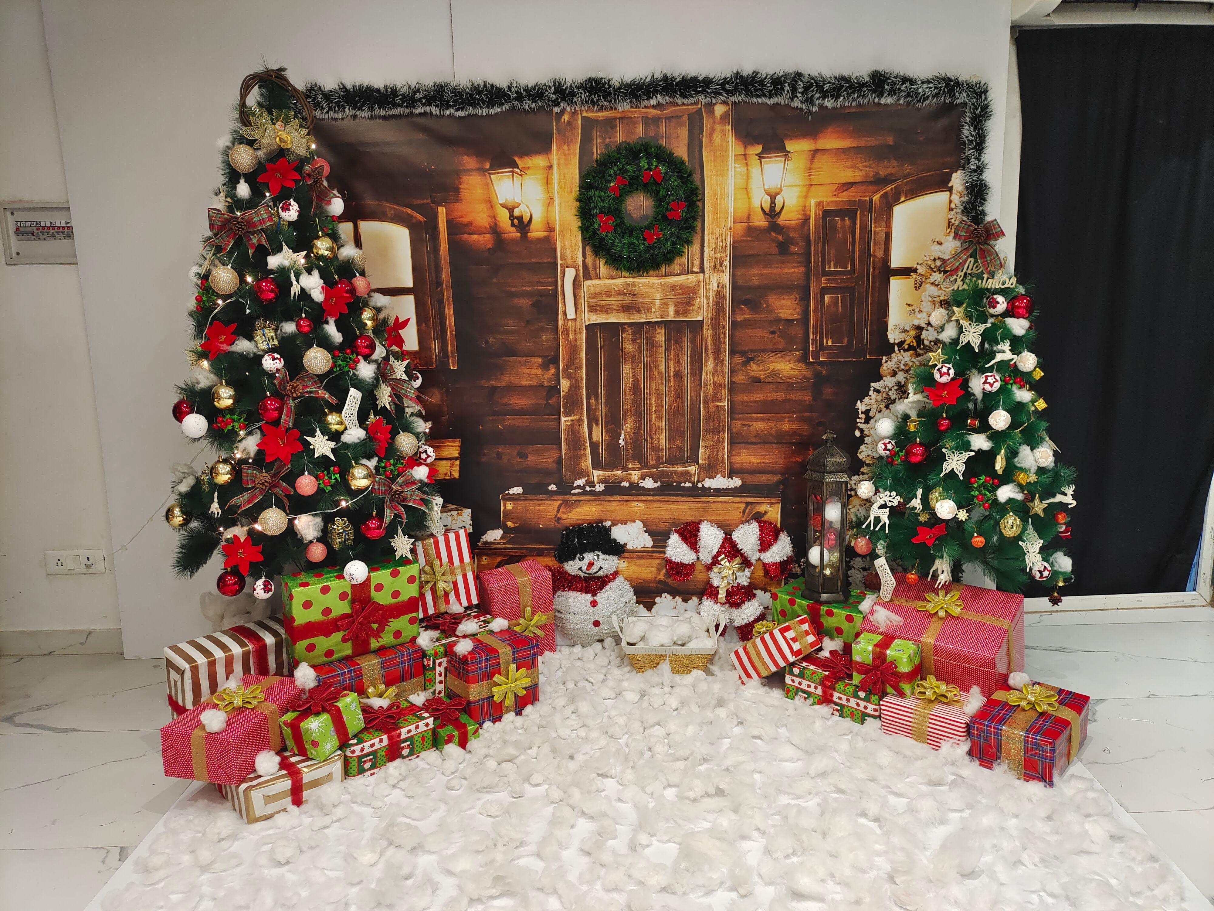 Christmas Theme Backdrop 06 ALL PARTY SUPPLIES Pretty UR Party