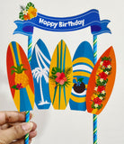 Beach theme Cake Topper HANDCRAFTED Pretty UR Party