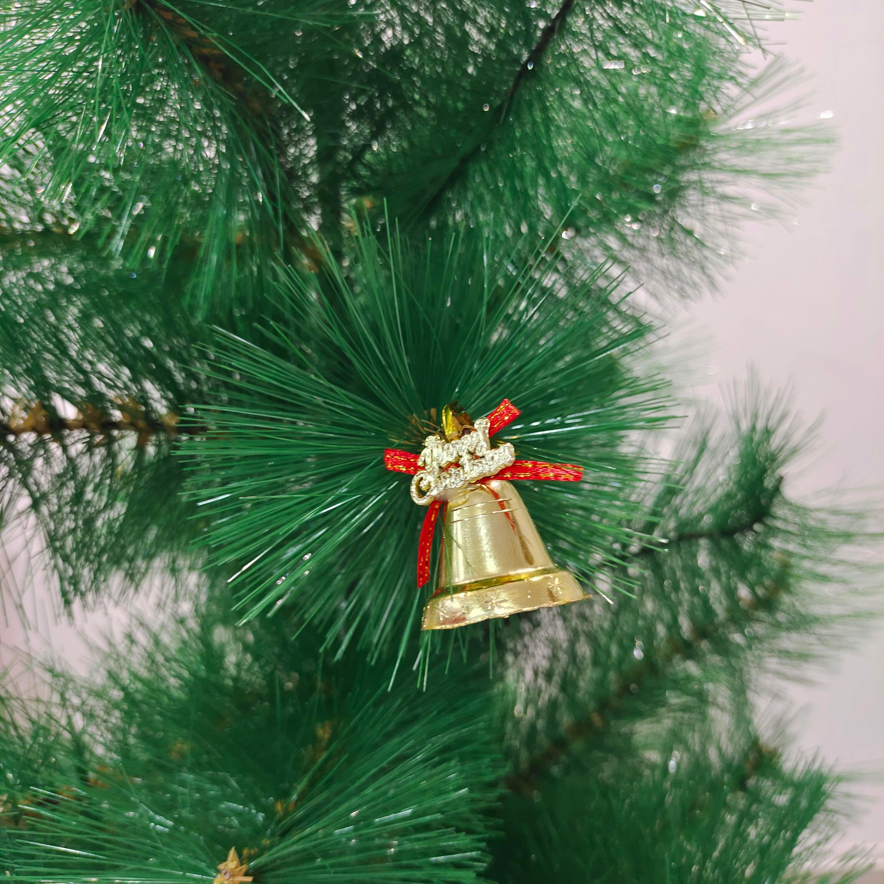 Christmas Bells with Bow Hanging Ornaments | Tree Hanging Decorations - 9 pcs DECORATIONS Pretty UR Party