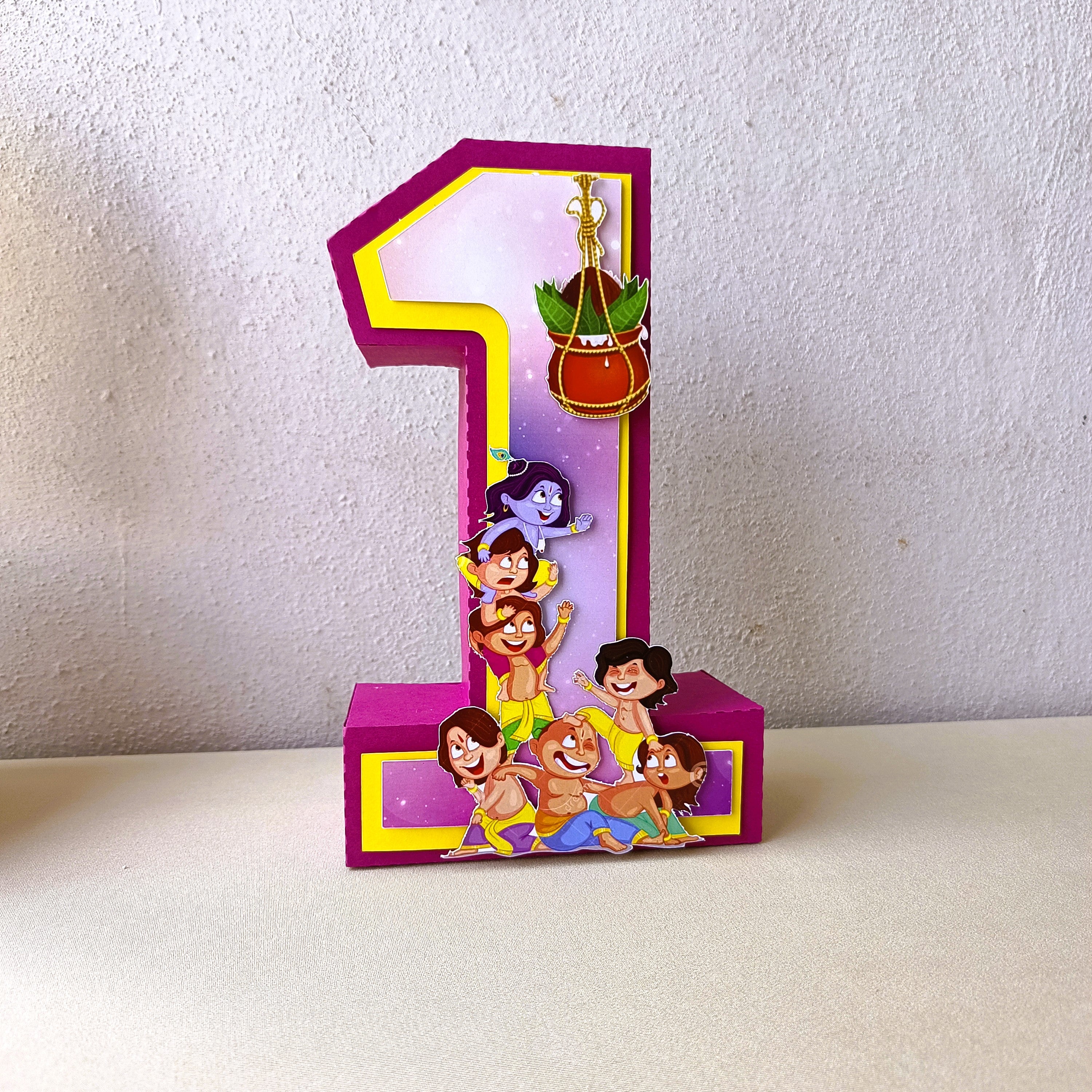 Handcrafted Krishna themed Birthday Party Pack Handcrafted Krishna themed Birthday Party Pack