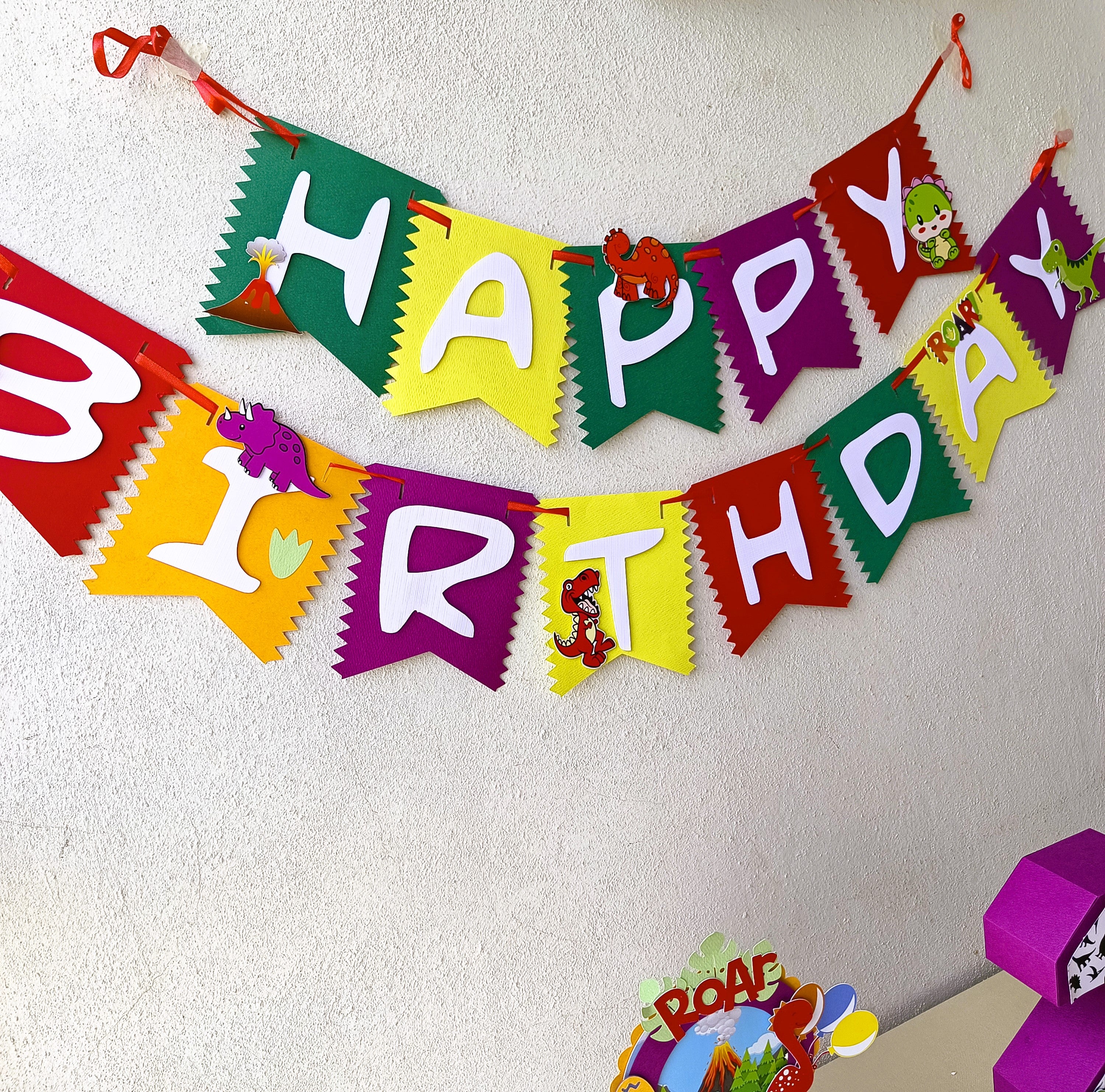 Handcrafted Dinosaur themed Birthday Party Pack Handcrafted Dinosaur themed Birthday Party Pack