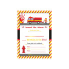 Fire Truck Invitations ALL PARTY SUPPLIES Pretty UR Party