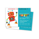 Robot E-Invitations THEME PARTIES Pretty UR Party
