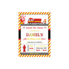 Fire Truck Theme E-Invitations THEME PARTIES Pretty UR Party
