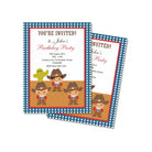 Little Wrangler Invitations THEME PARTIES Pretty UR Party
