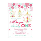 Mint and Pink Floral 1st Birthday Theme Invitations ALL PARTY SUPPLIES Pretty UR Party