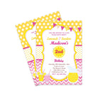 Pink lemonade 1st birthday Invitations ALL PARTY SUPPLIES Pretty UR Party