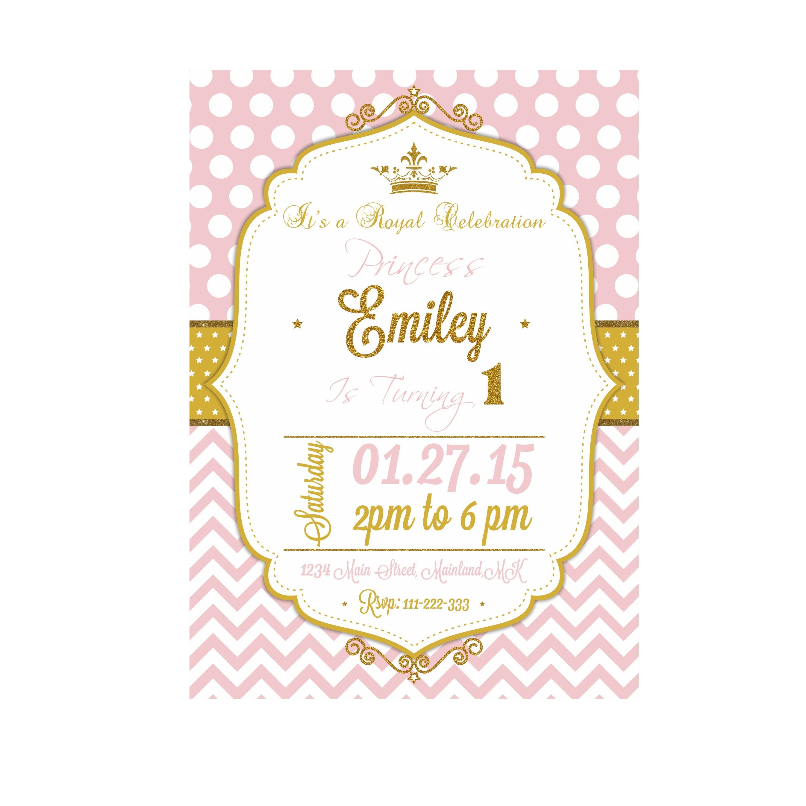 Royal Princess Invitations ALL PARTY SUPPLIES Pretty UR Party