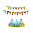Jungle Party Decorations Kit 80 pcs Combo Pack THEME PARTIES Pretty UR Party