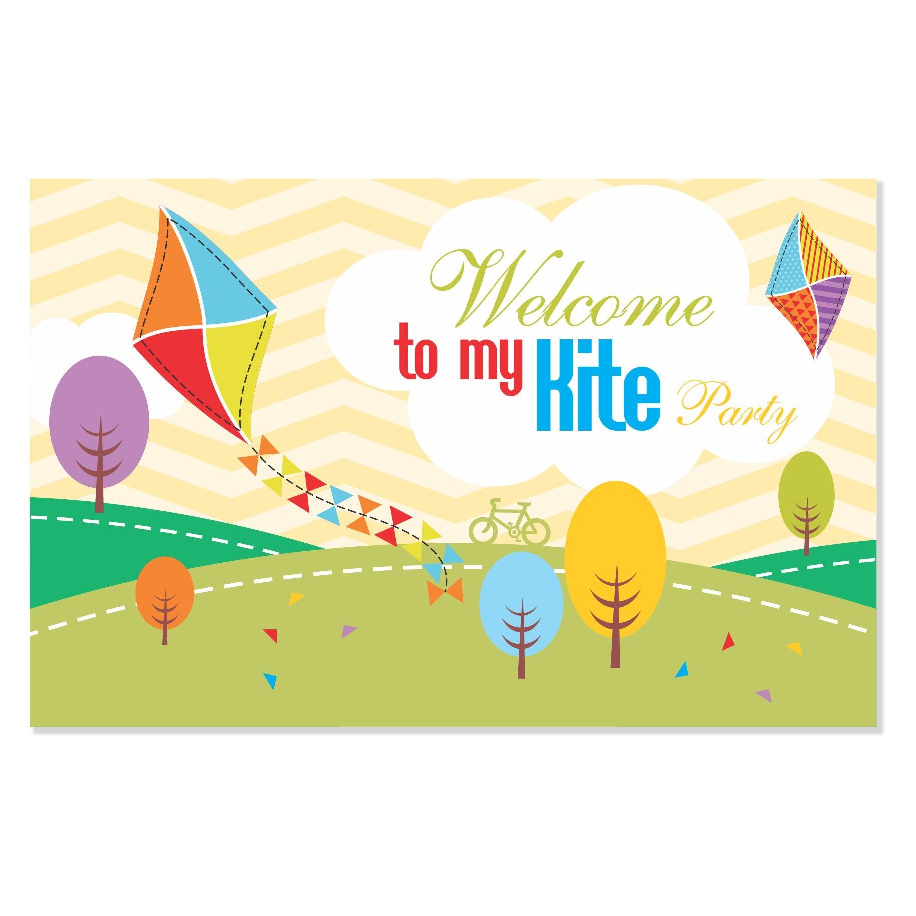 Kites Entrance Banner / Door Sign THEME PARTIES Pretty UR Party