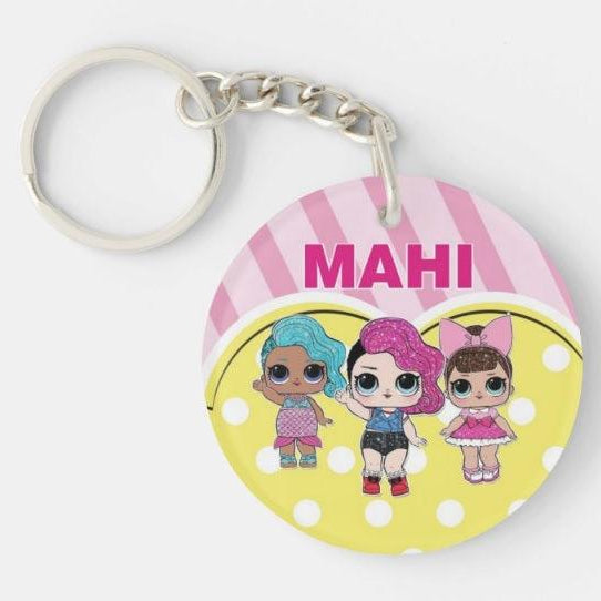 Personalized LOL Surprise Keychain THEME PARTIES Pretty UR Party