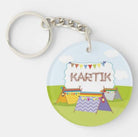 Personalized Camping  Keychain THEME PARTIES Pretty UR Party