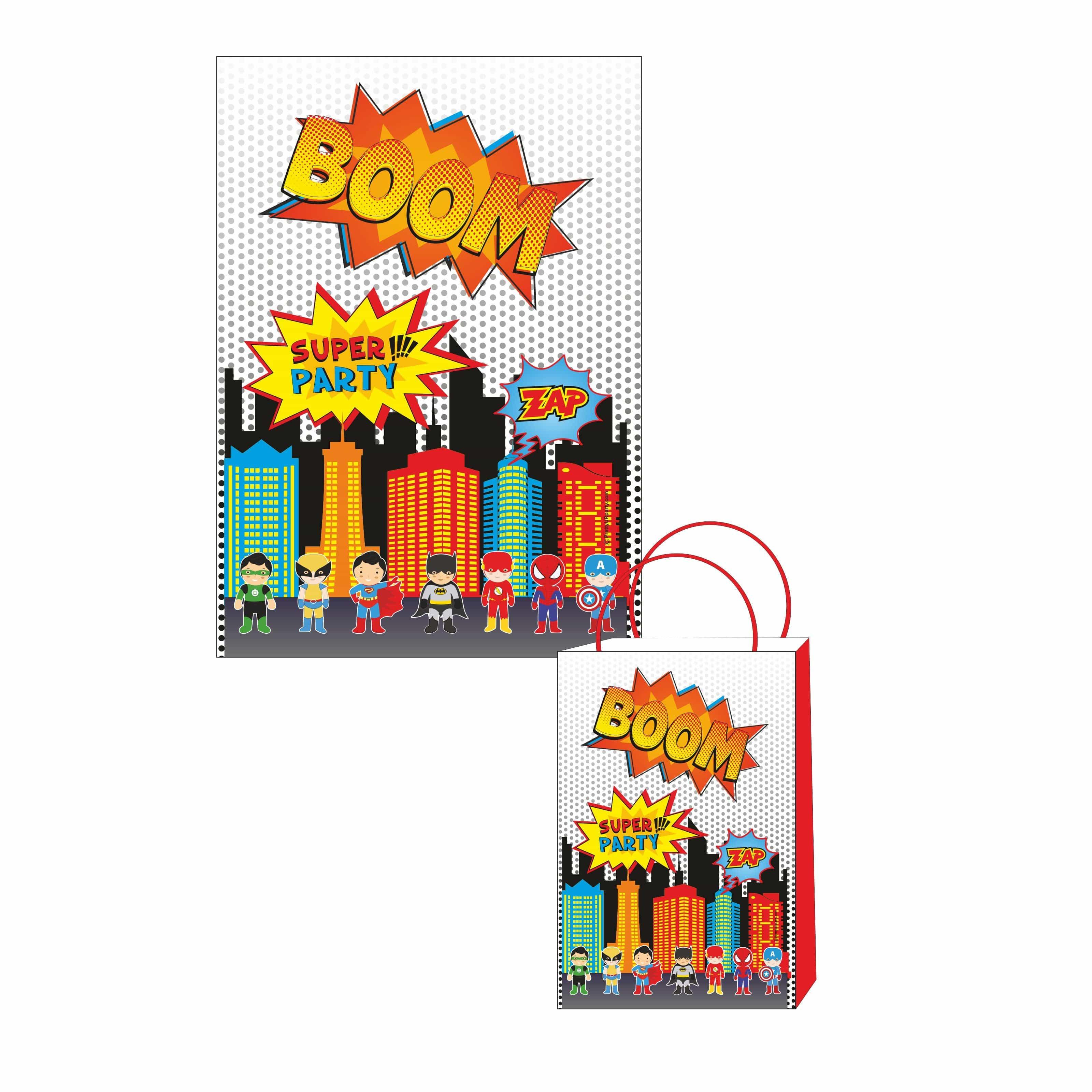 Superhero Theme Khoi Bag ALL PARTY SUPPLIES Pretty UR Party