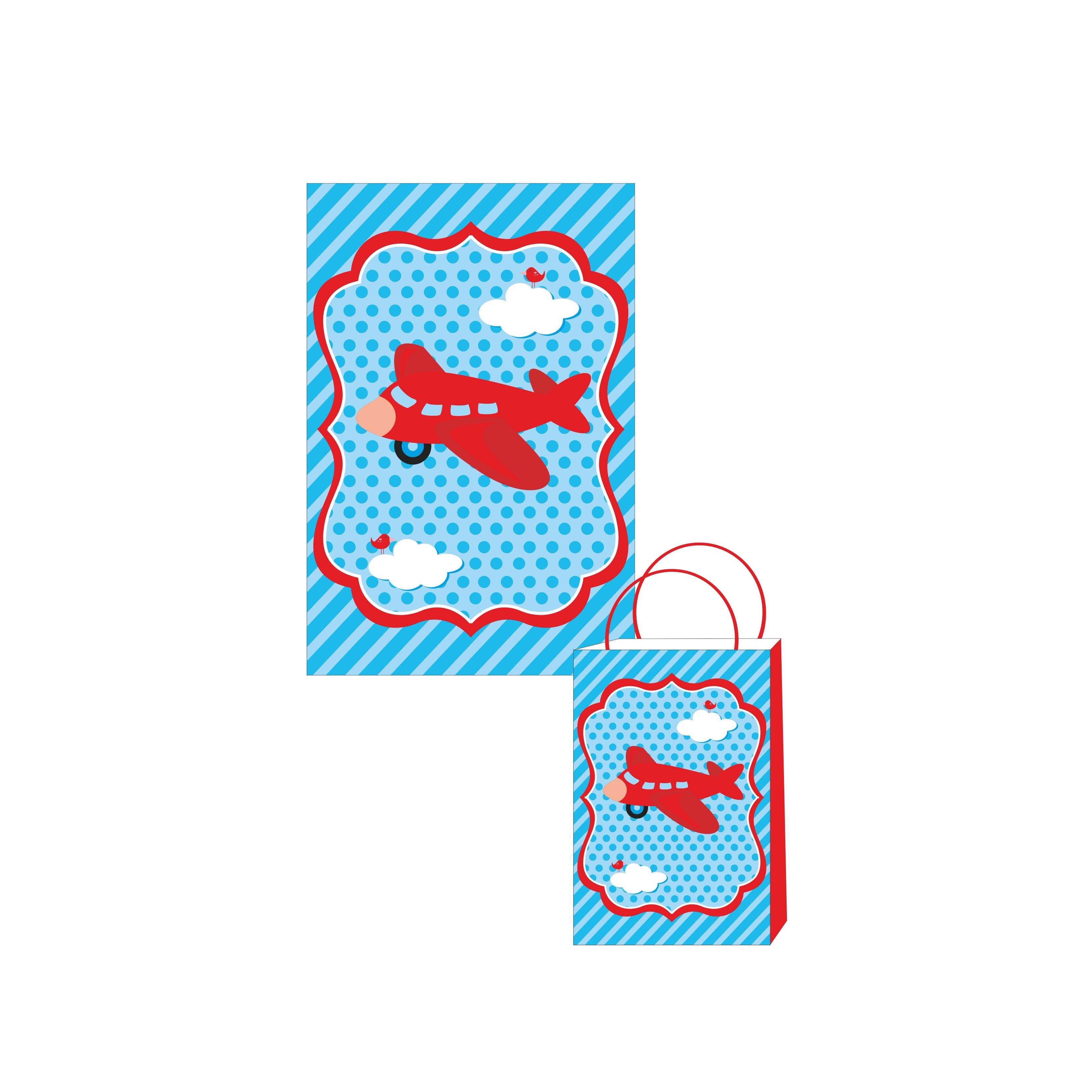 Airlines themed Khoi Bag / Pinata ALL PARTY SUPPLIES Pretty UR Party