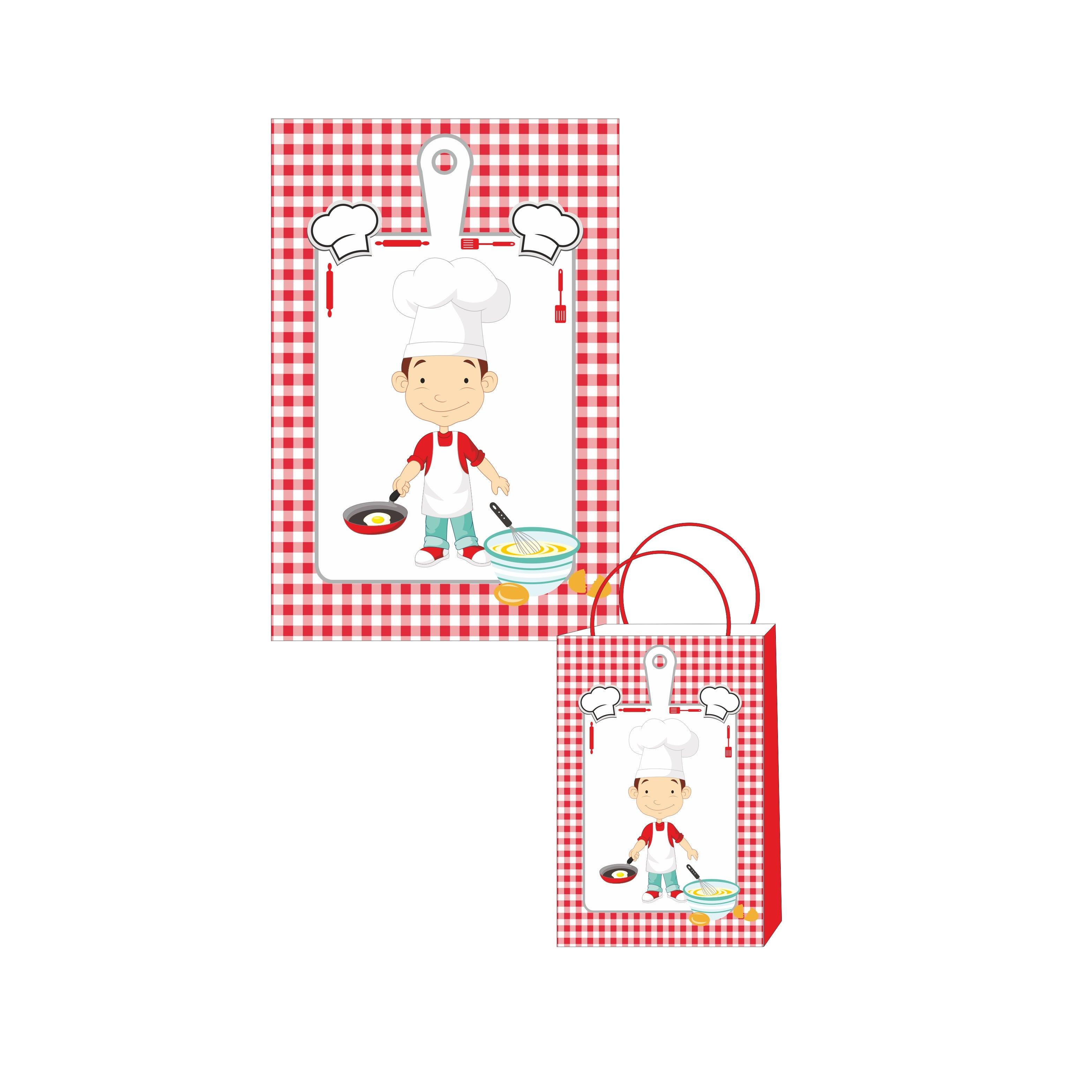 Little Chef Red Theme Khoi Bag / Pinata ALL PARTY SUPPLIES Pretty UR Party