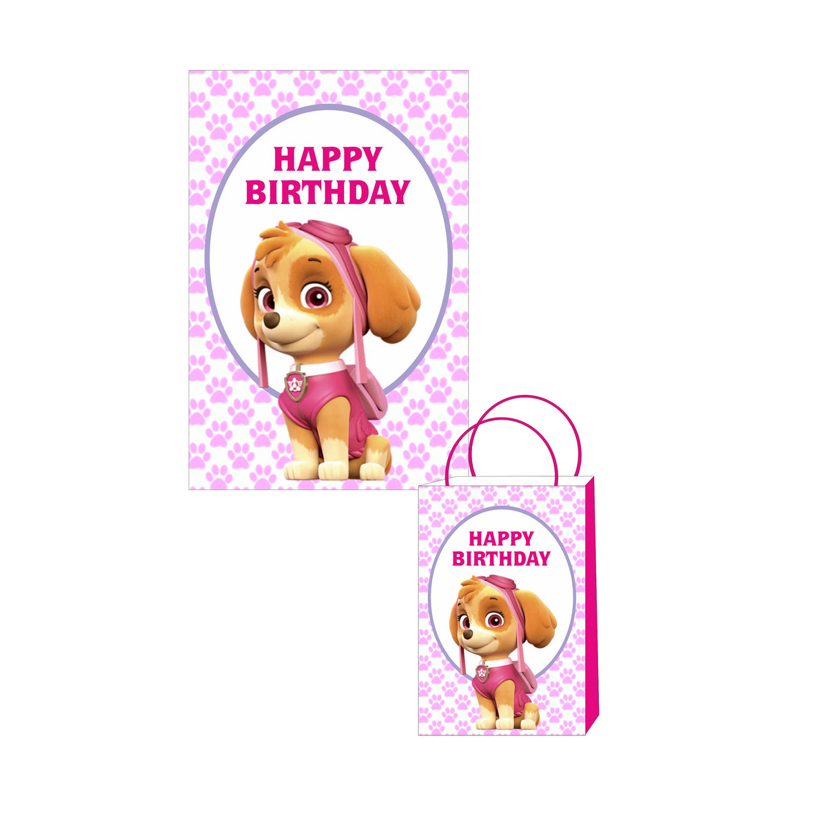 Paw Patrol Pink Theme Khoi Bag / Pinata