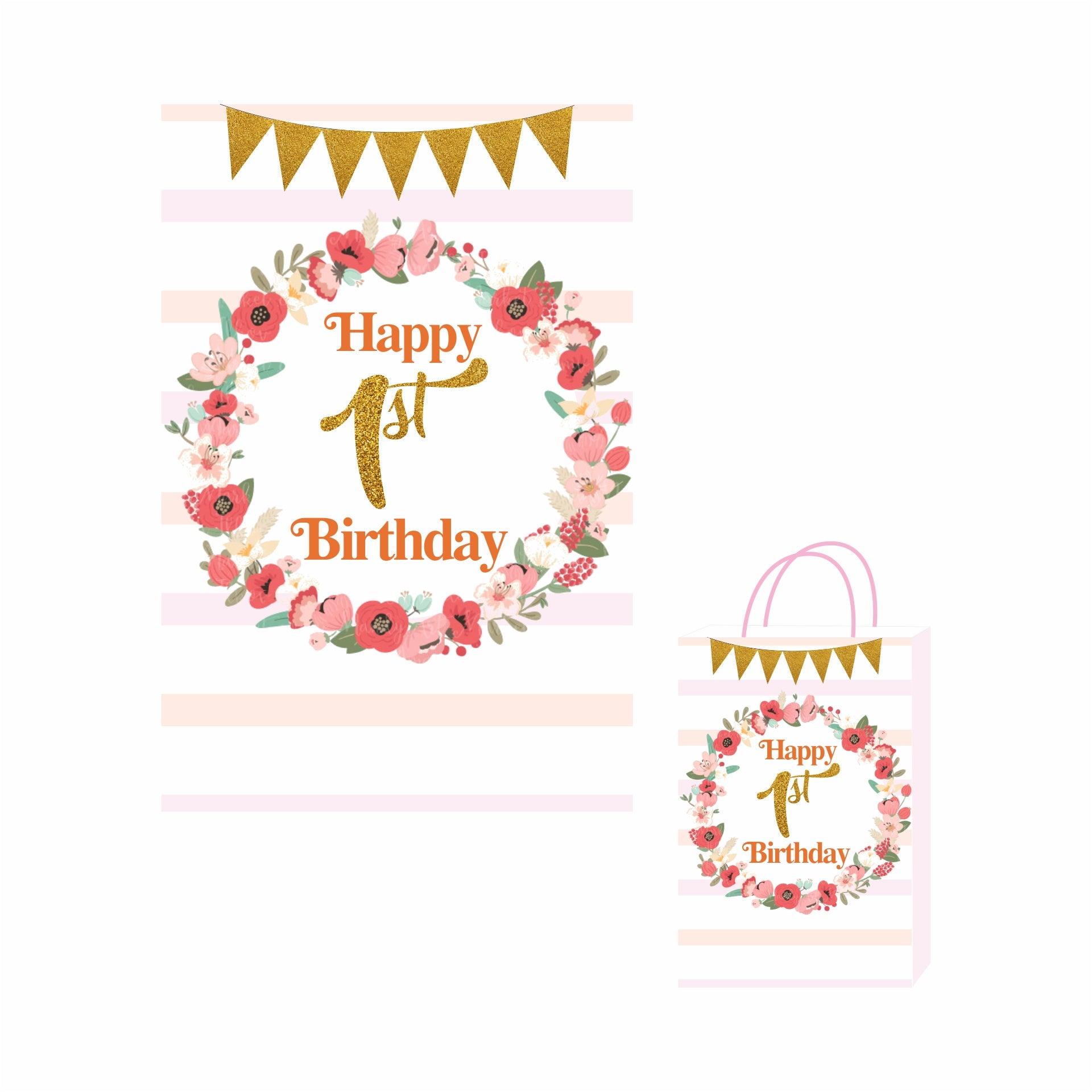 Fun To Be One Theme Khoi Bag / Pinata ALL PARTY SUPPLIES Pretty UR Party