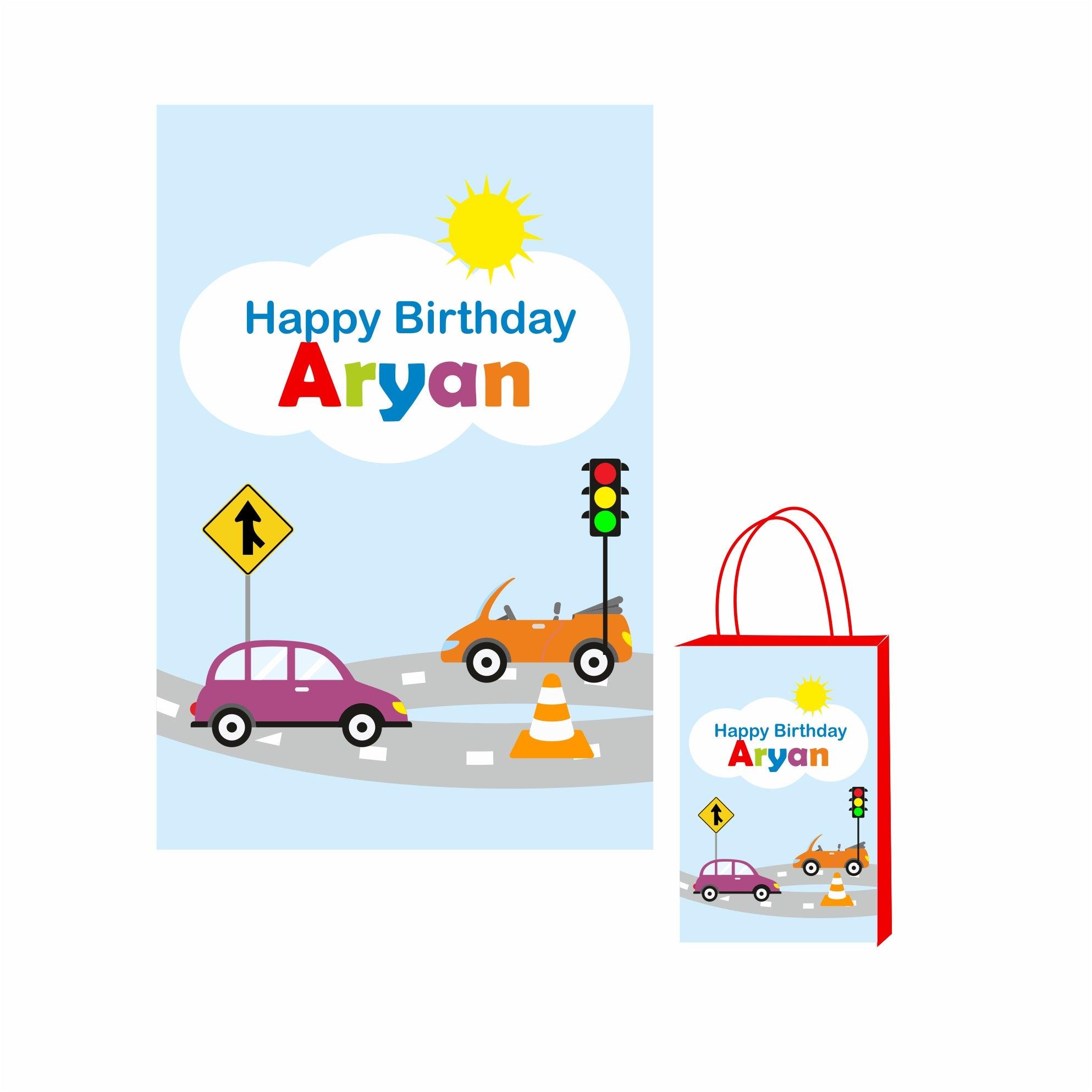 Colorful Cars Theme Khoi Bag ALL PARTY SUPPLIES Pretty UR Party