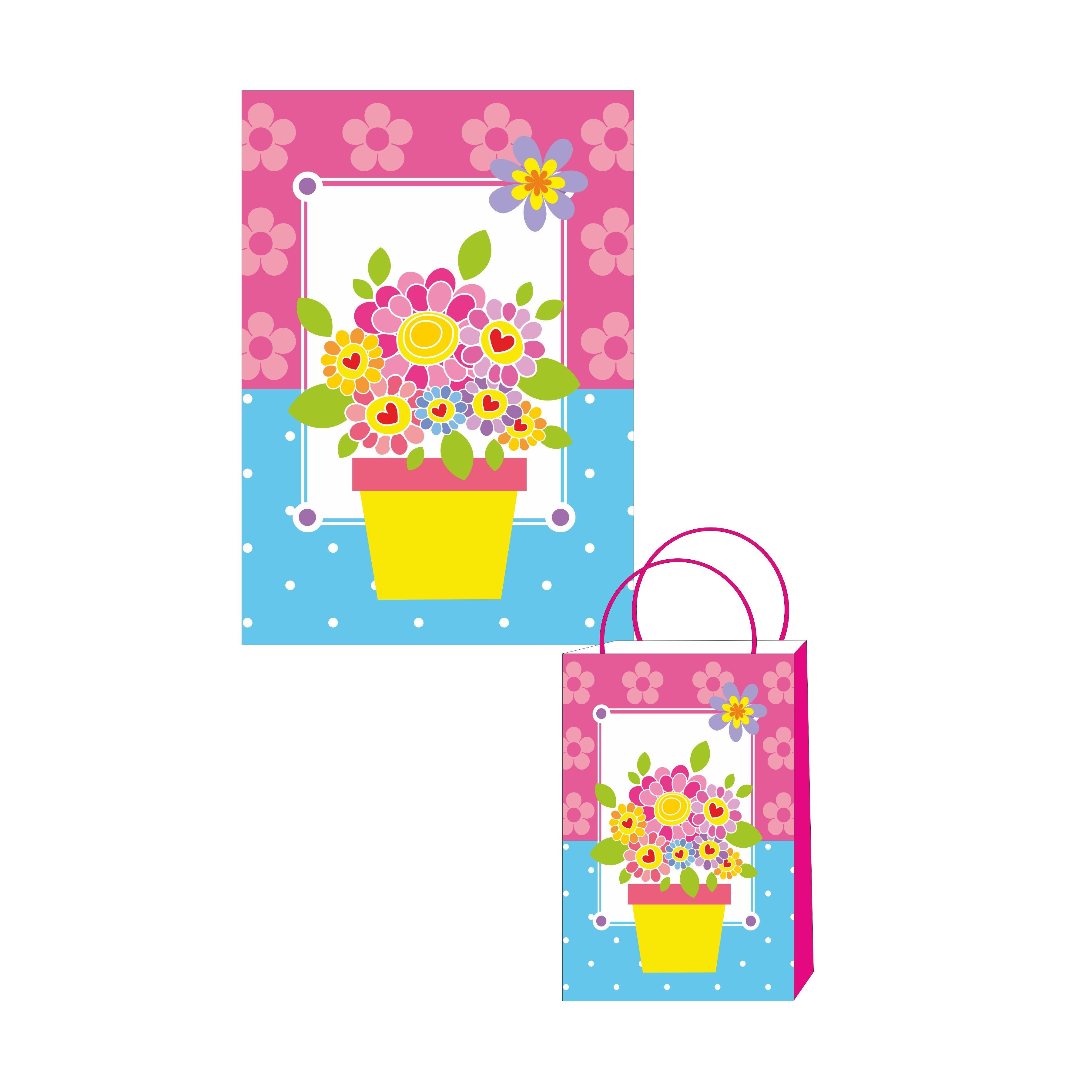 Flowers Theme Khoi Bag / Pinata ALL PARTY SUPPLIES Pretty UR Party