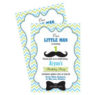 Little Man Theme Invitations ALL PARTY SUPPLIES Pretty UR Party