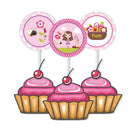 Little Miss Daisy Cupcake / Food Toppers THEME PARTIES Pretty UR Party