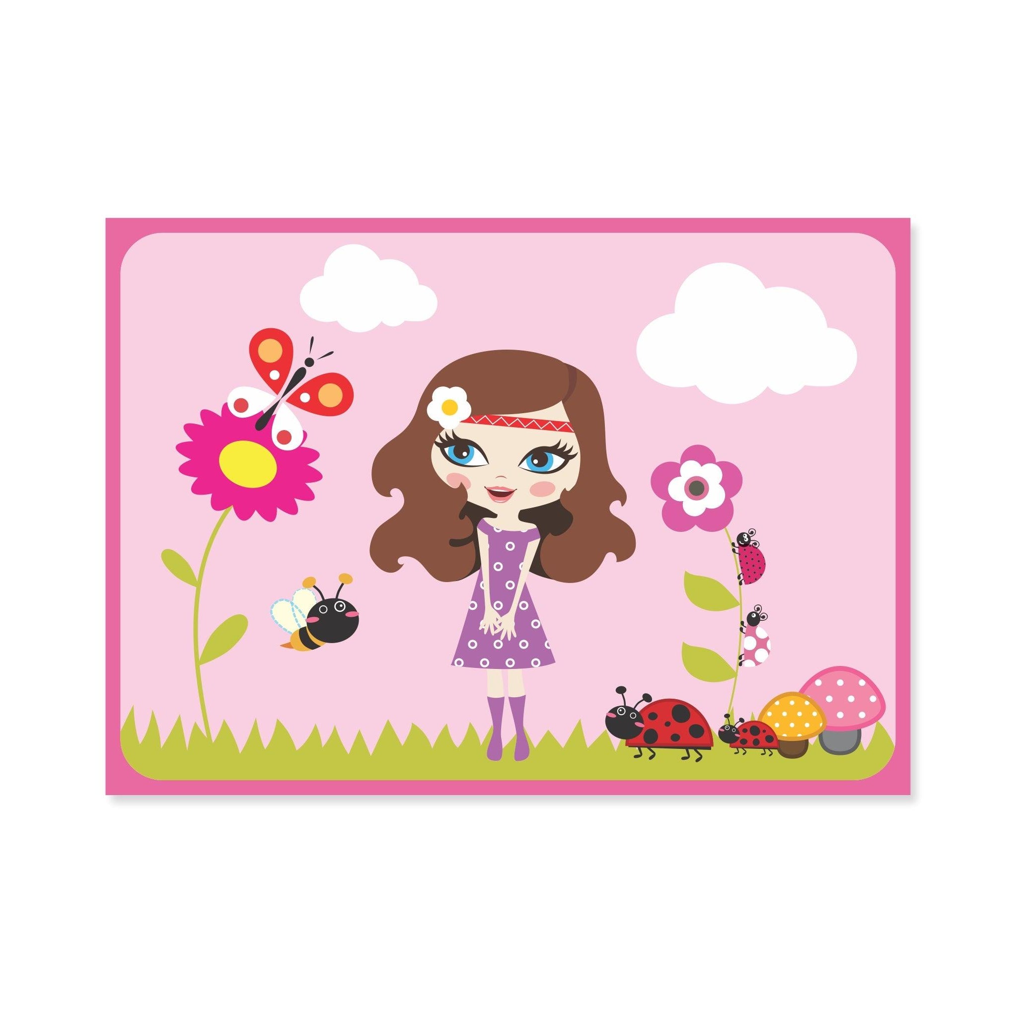 Little Miss Daisy Table Mats THEME PARTIES Pretty UR Party