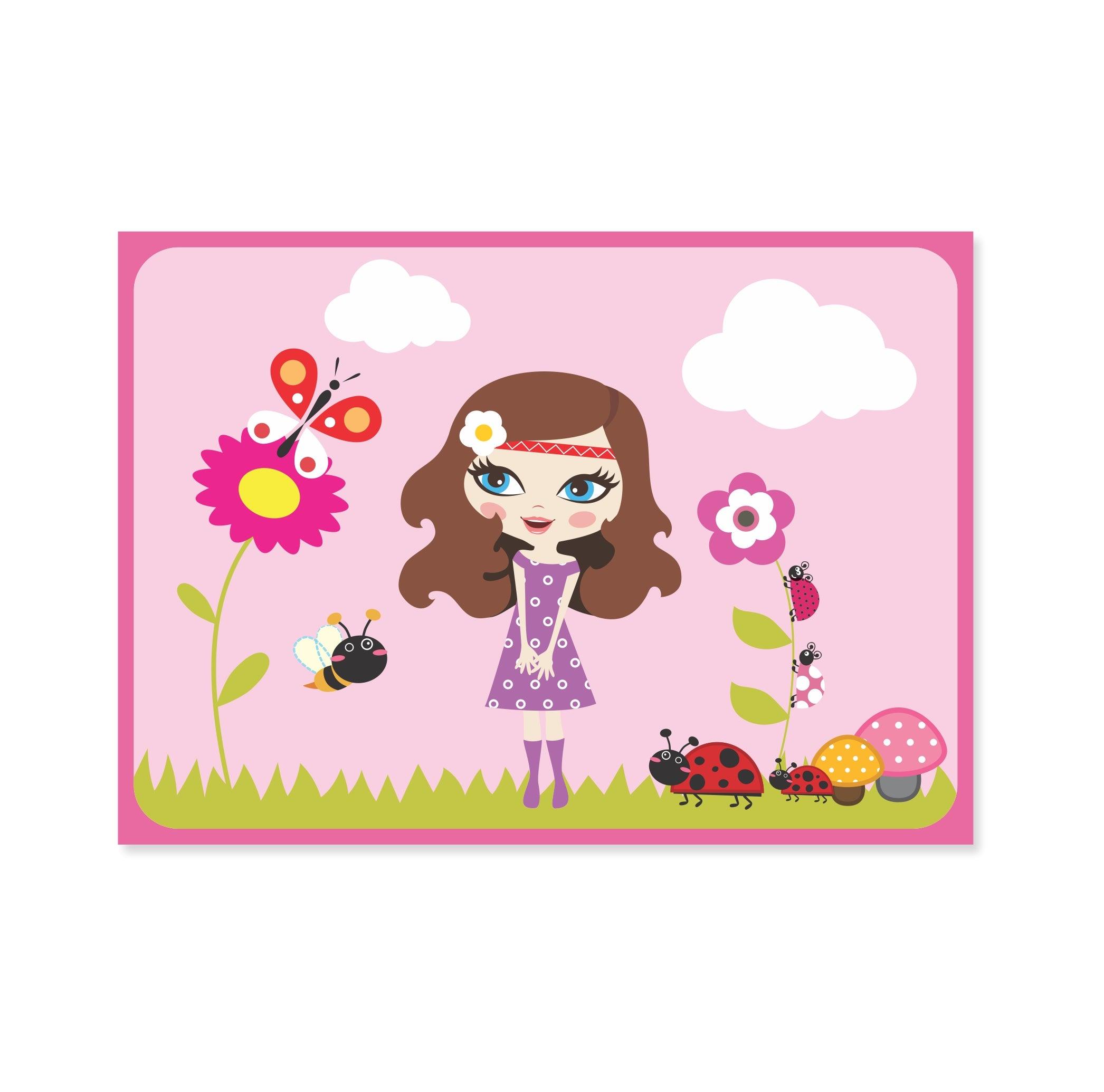 Little Miss Daisy Table Mats THEME PARTIES Pretty UR Party