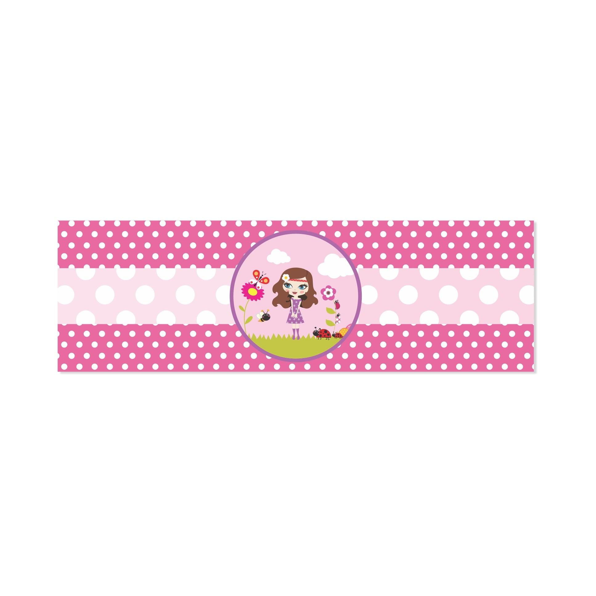 Little Miss Daisy Wrist Bands - - Pack of 10 THEME PARTIES Pretty UR Party