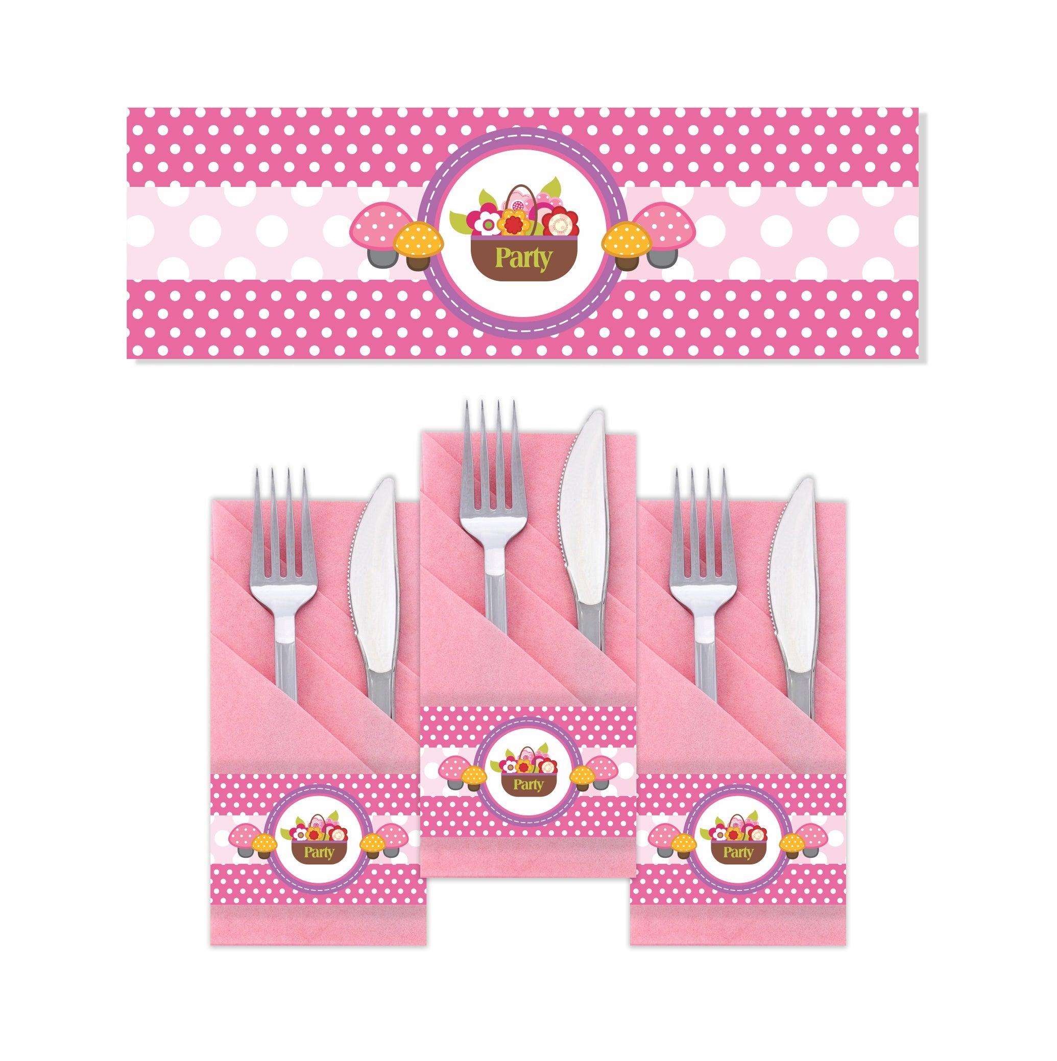 Little Miss Daisy Napkin Rings THEME PARTIES Pretty UR Party