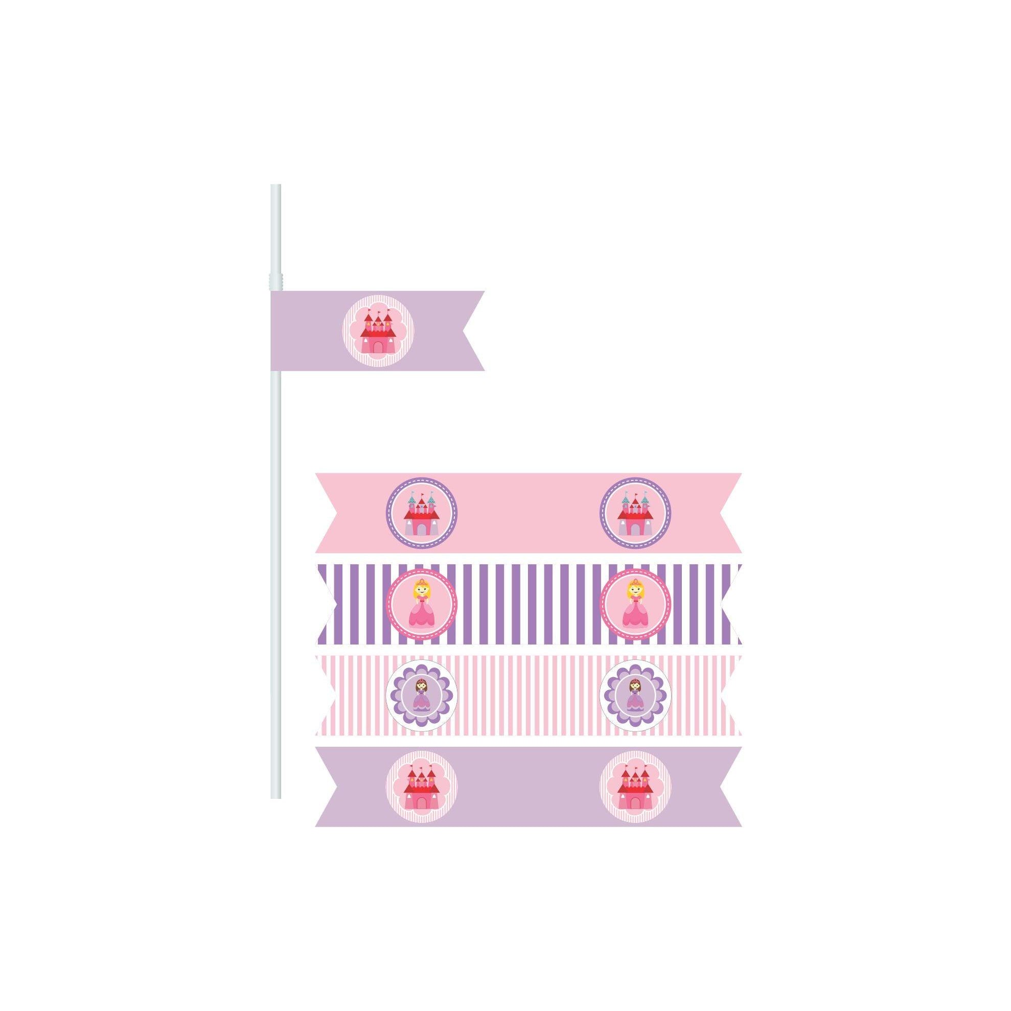 Little Princess Straws THEME PARTIES Pretty UR Party