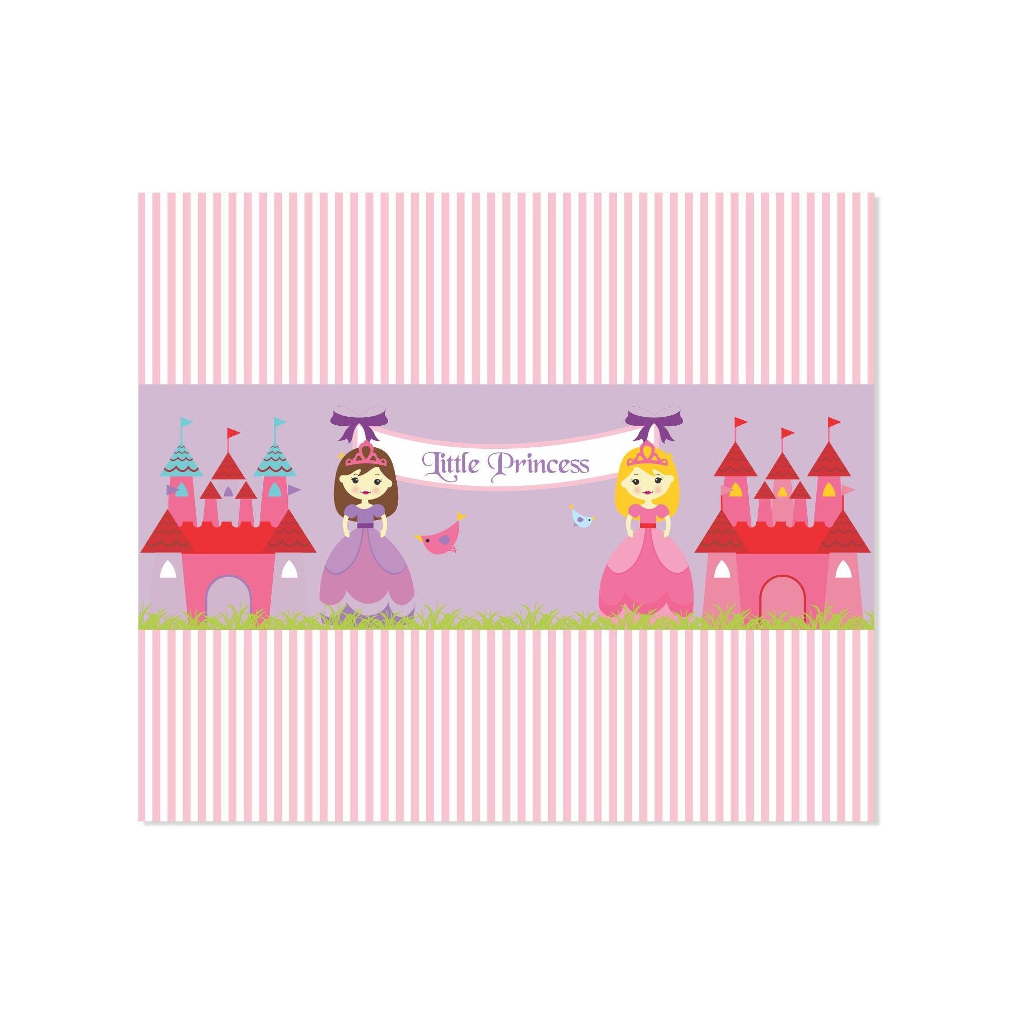 Little Princess Chocolate Wrappers THEME PARTIES Pretty UR Party