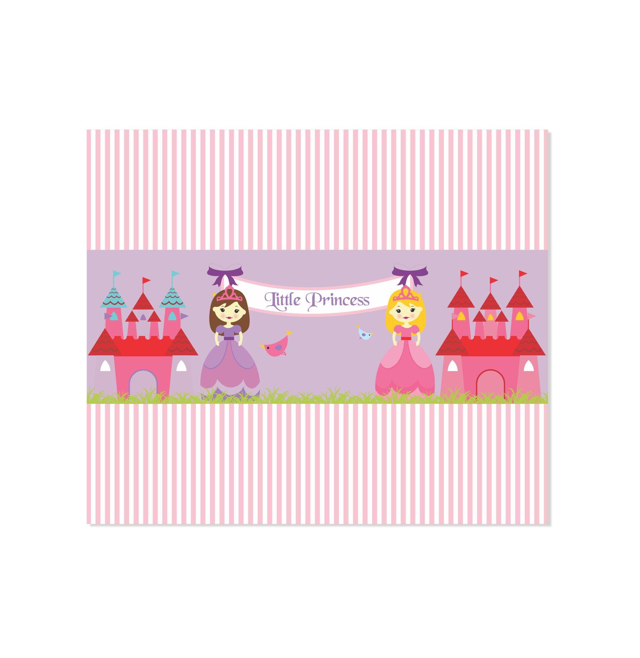 Little Princess Chocolate Wrappers THEME PARTIES Pretty UR Party