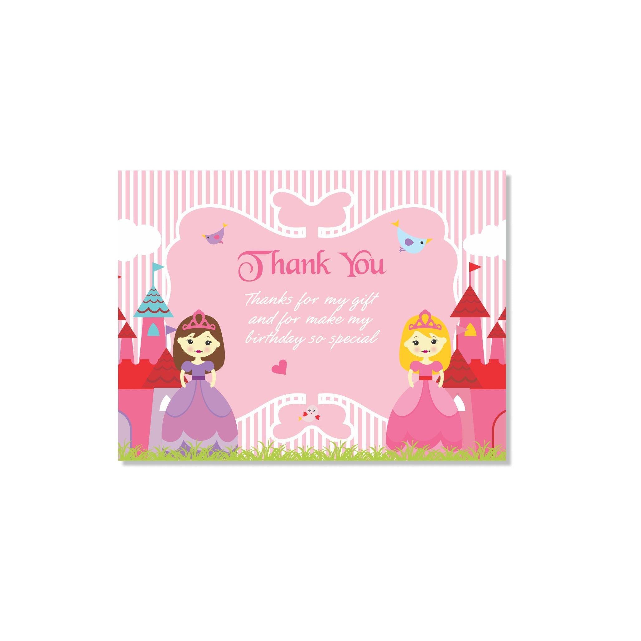 Little Princess Thank you Tags THEME PARTIES Pretty UR Party