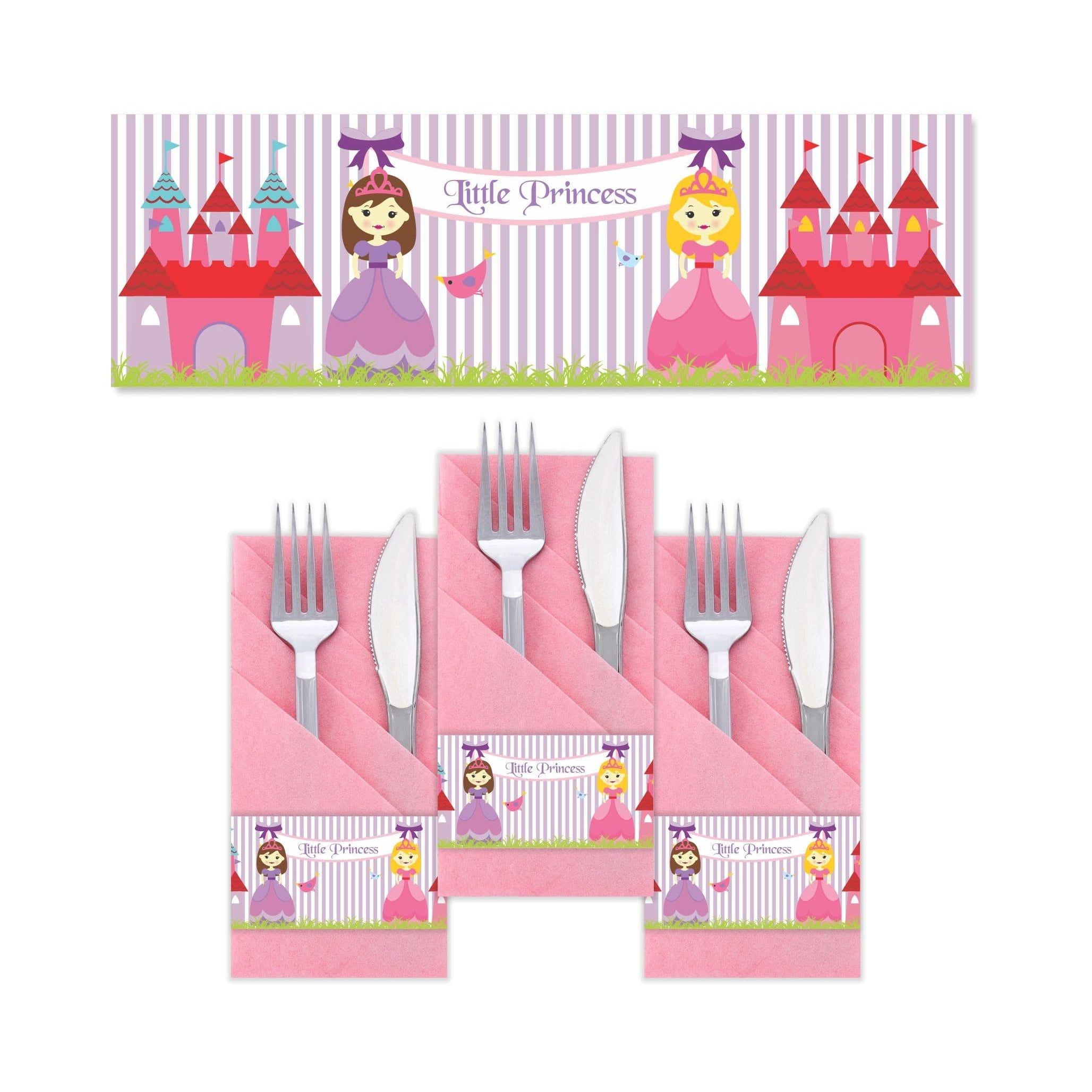 Little Princess Napkin Rings THEME PARTIES Pretty UR Party