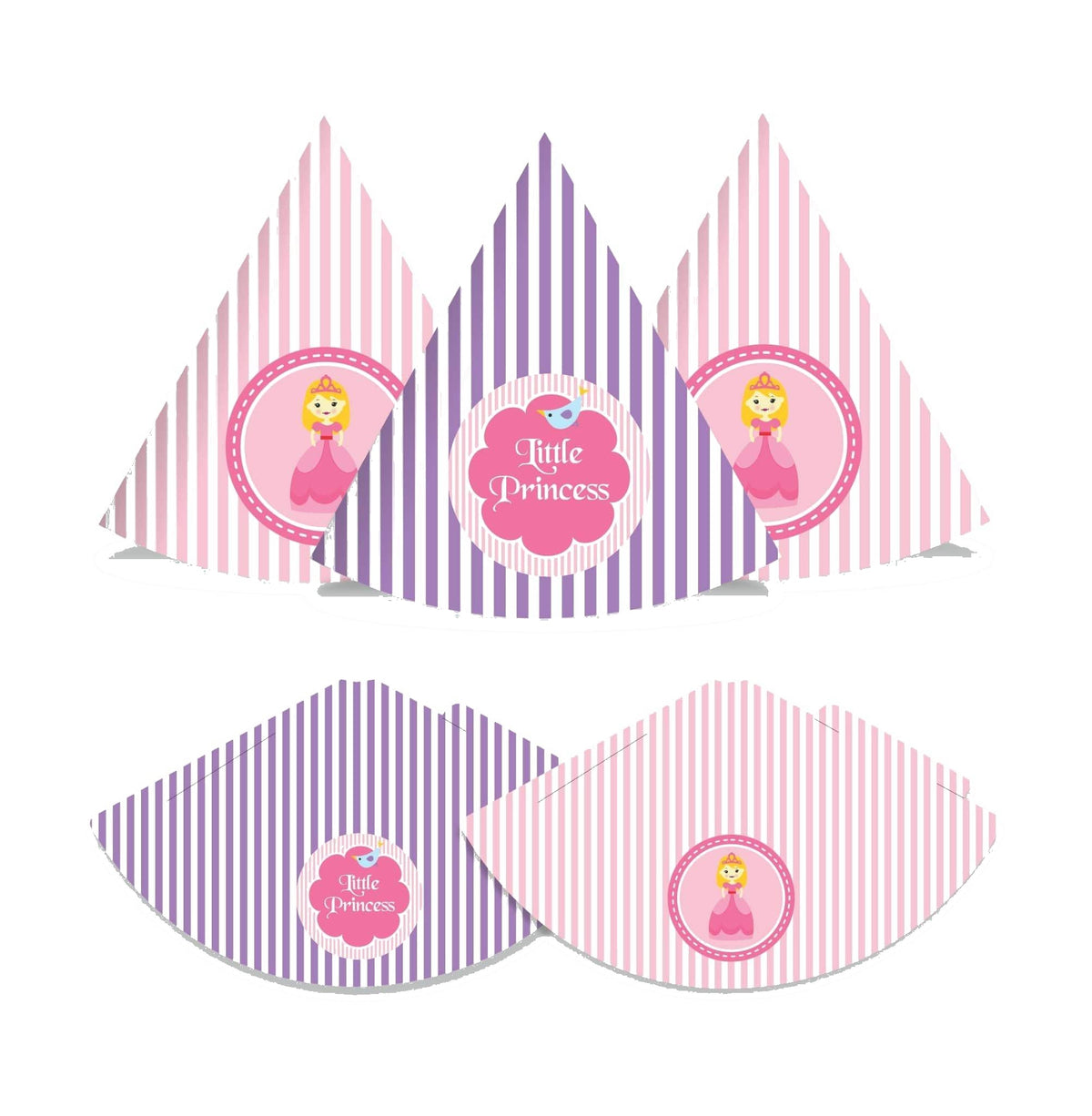 Little Princess Hats - Pack of 10