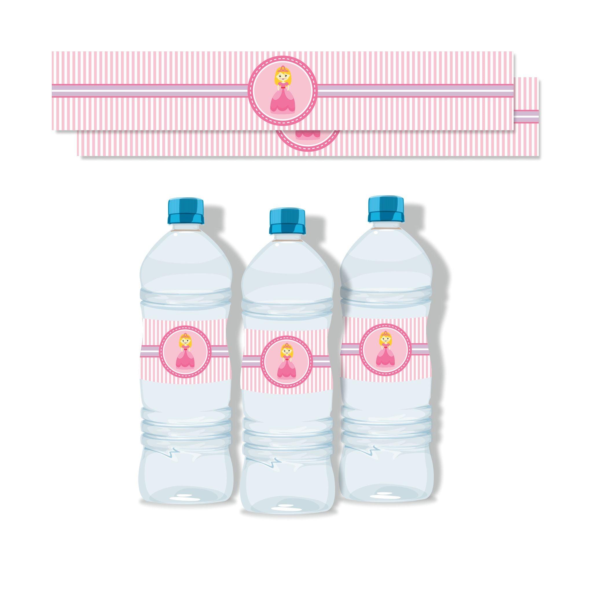 Little Princess  Water Bottle Labels THEME PARTIES Pretty UR Party