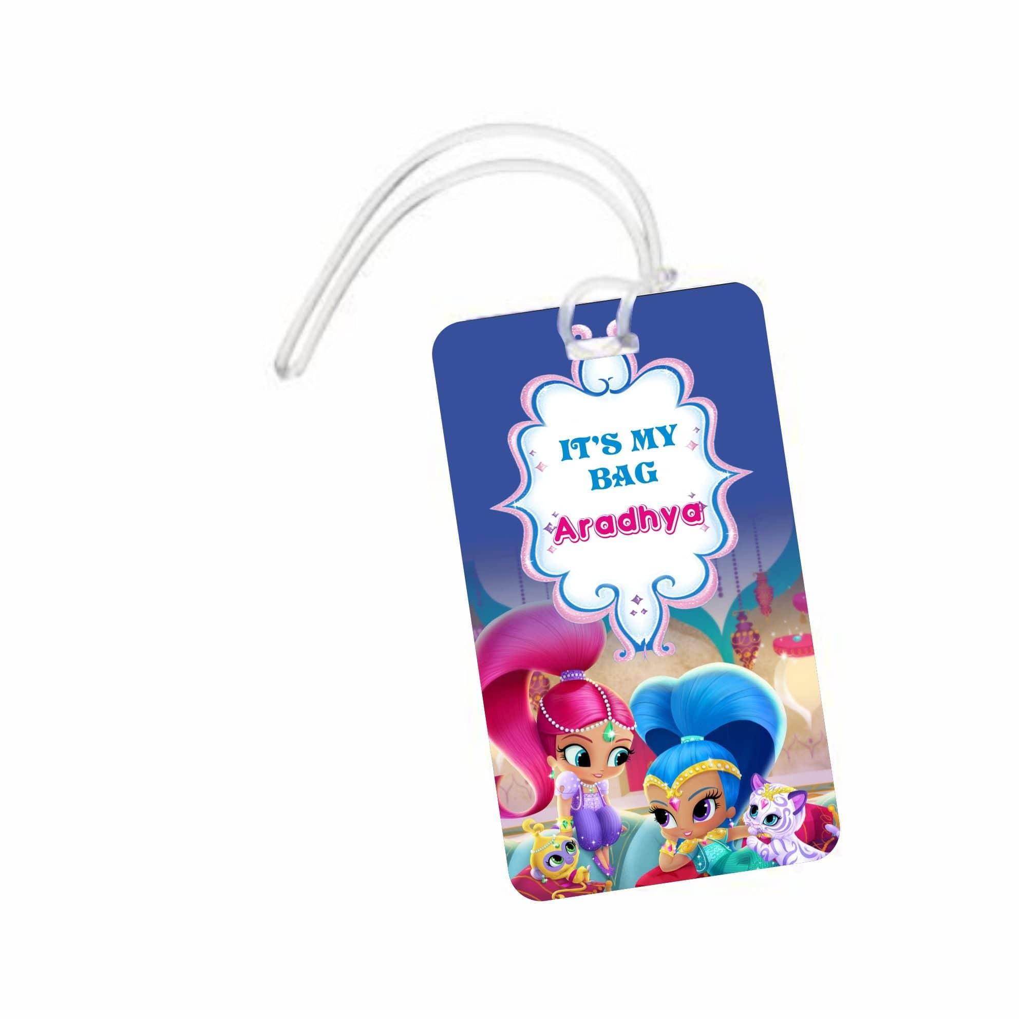 Shimmer and Shine Luggage Tag PERSONALISED Pretty UR Party