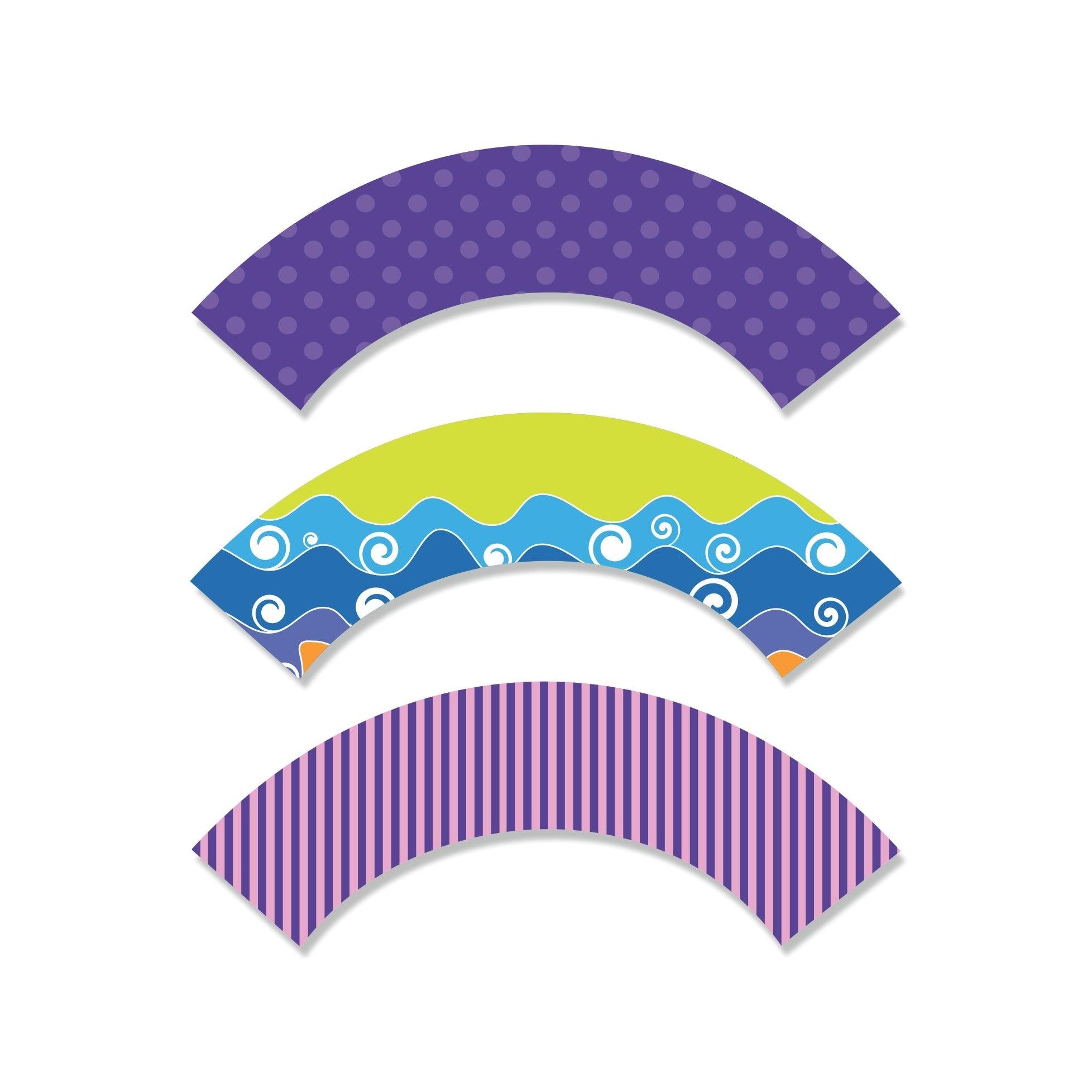 Mermaid Cupcake Wrappers THEME PARTIES Pretty UR Party