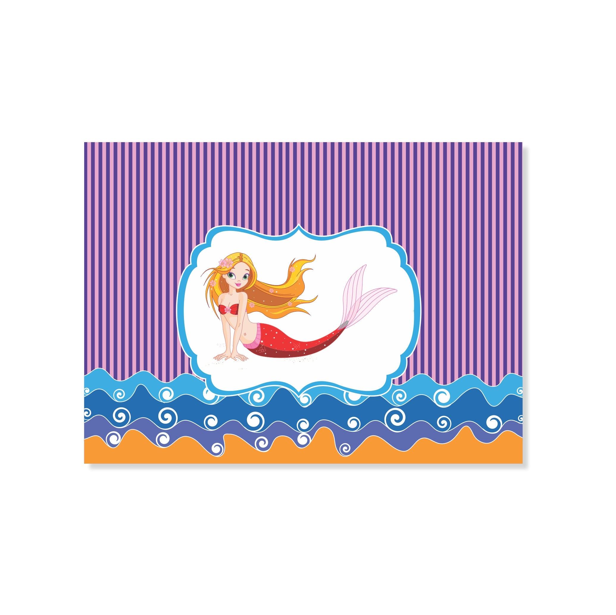 Mermaid Table Mats THEME PARTIES Pretty UR Party