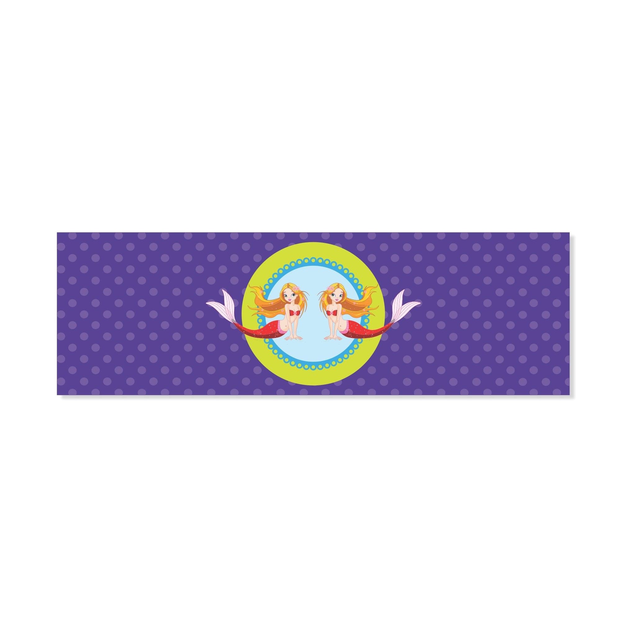 Mermaid  Wrist bands - Pack of 10 THEME PARTIES Pretty UR Party