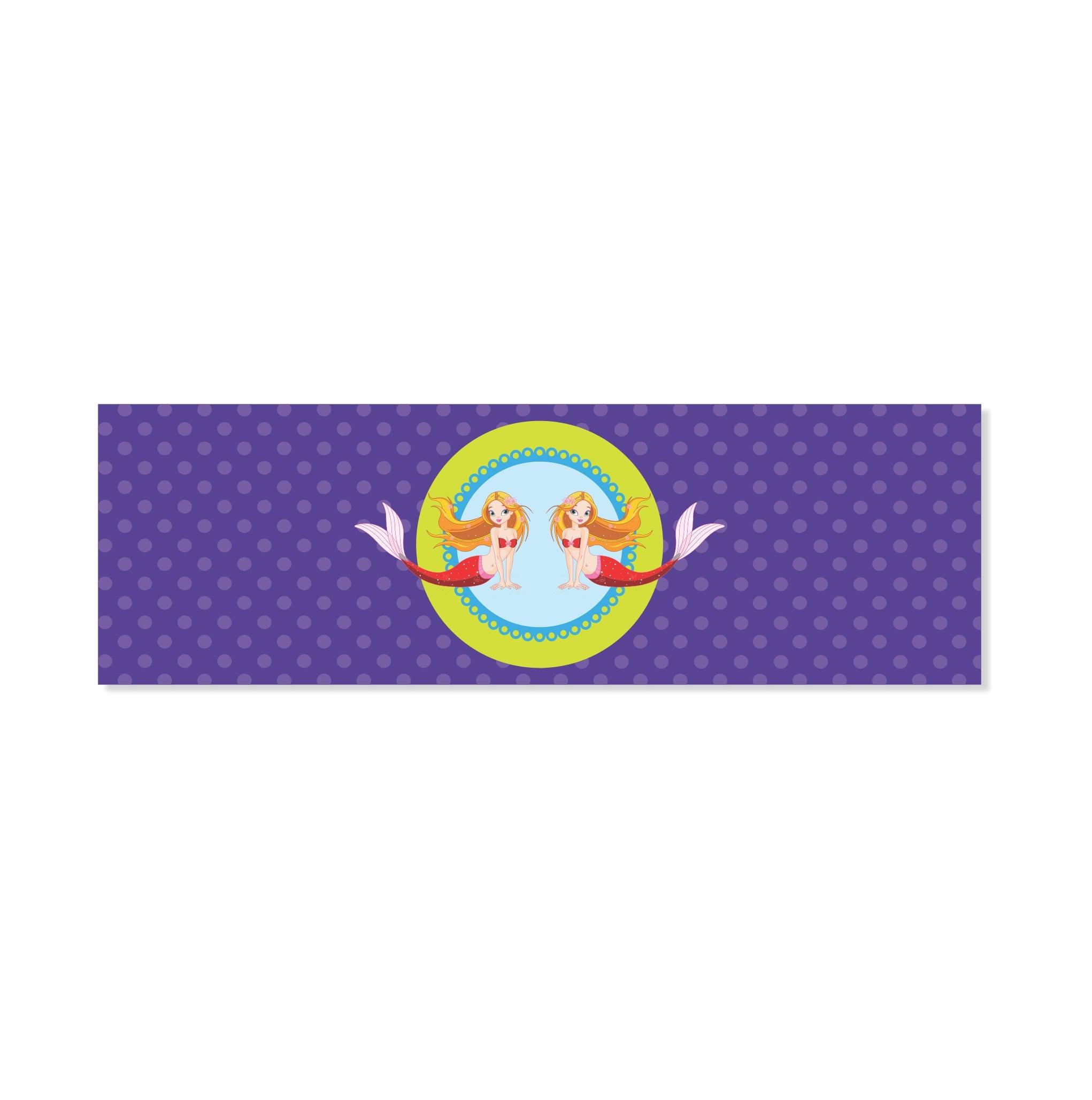 Mermaid  Wrist bands - Pack of 10 THEME PARTIES Pretty UR Party