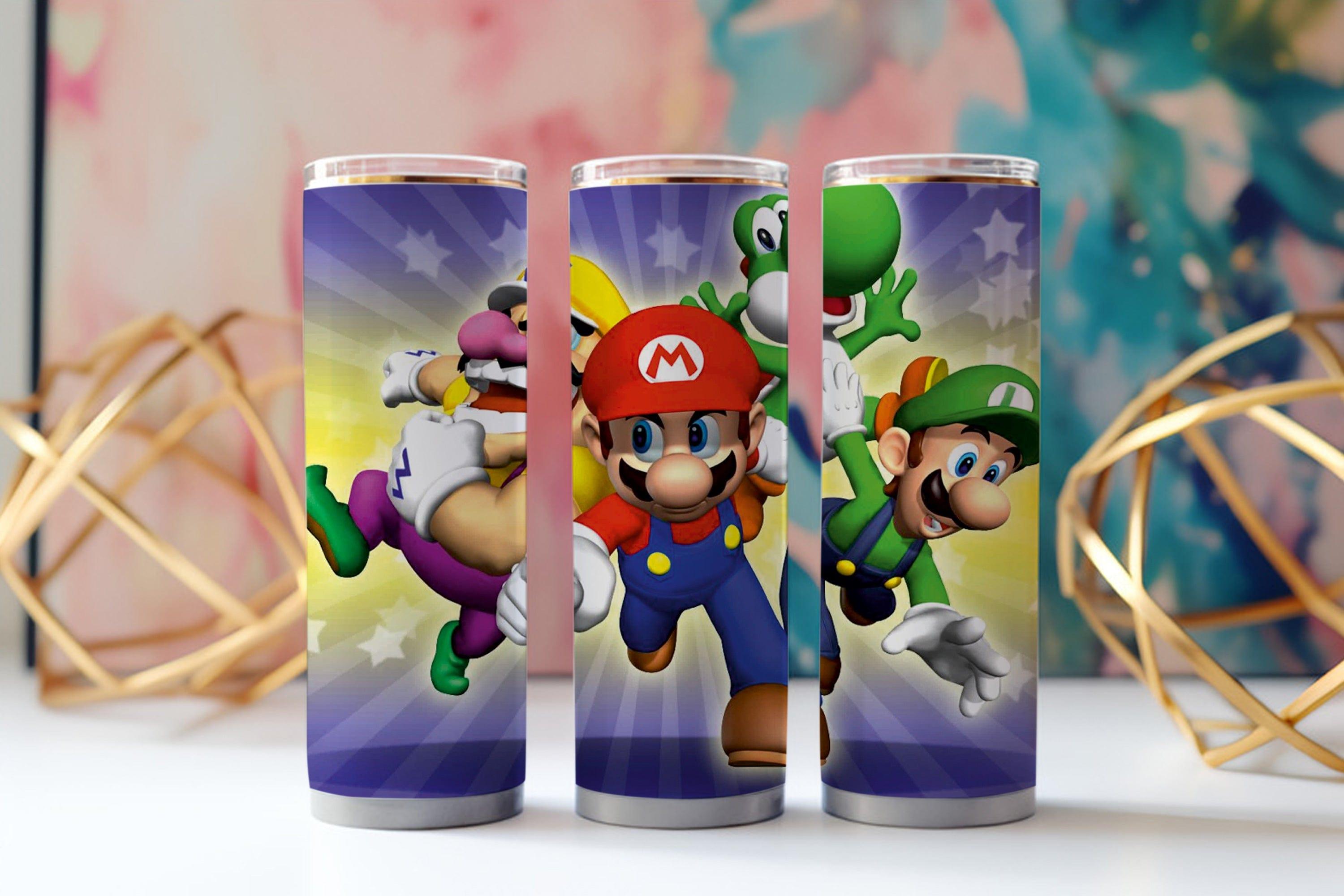 Super Mario Slim Tumbler RETURN GIFTS Pretty UR Party